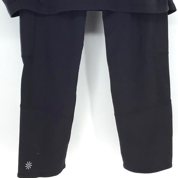 Athleta Black Contender 2 In 1 Capri Skirt Legging - Picture 3 of 6